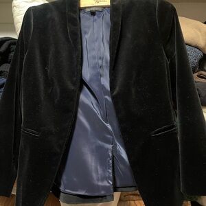 J. Crew Black Velvet Women's Blazer